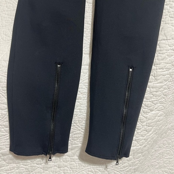 CAMBIO Black Leggings with Zippered Hems, Size 40/ 12/Large -#278 - Picture 9 of 14